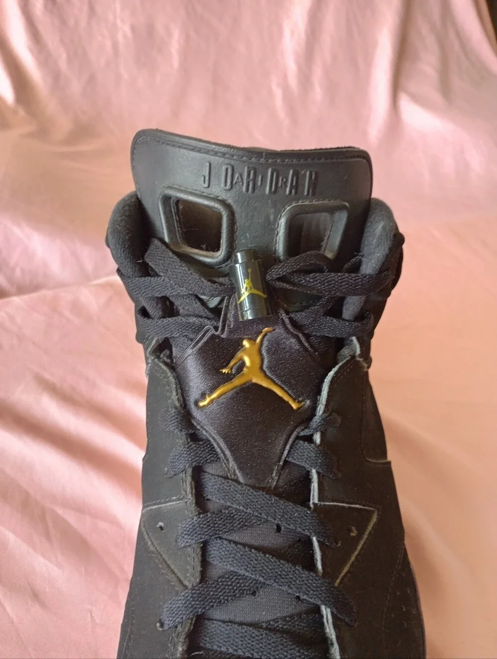 Nike Air Jordan 6 Retro Defining Moments 2020 CT4954-007 Size 12 Black Gold VI